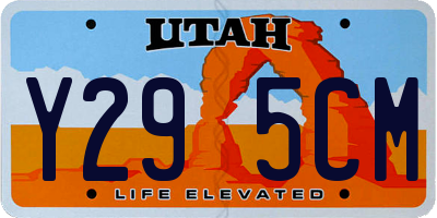 UT license plate Y295CM