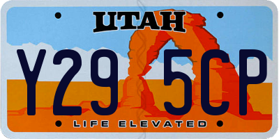 UT license plate Y295CP