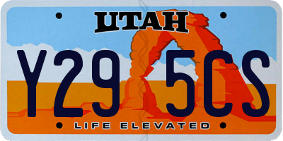 UT license plate Y295CS