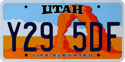 UT license plate Y295DF