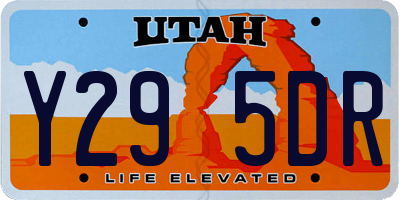 UT license plate Y295DR
