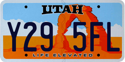 UT license plate Y295FL