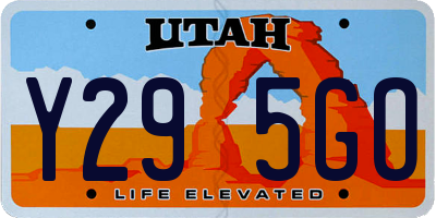 UT license plate Y295GO