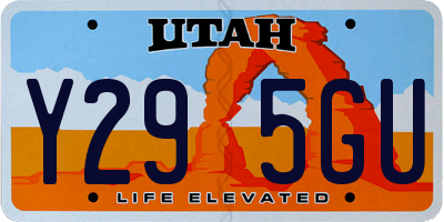UT license plate Y295GU