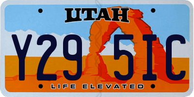 UT license plate Y295IC