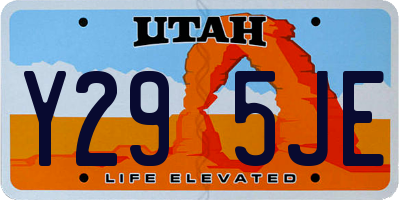 UT license plate Y295JE