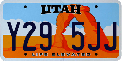 UT license plate Y295JJ