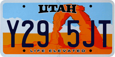 UT license plate Y295JT