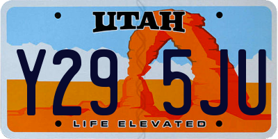 UT license plate Y295JU