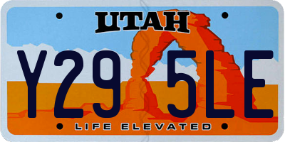 UT license plate Y295LE