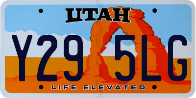 UT license plate Y295LG