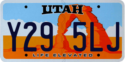 UT license plate Y295LJ