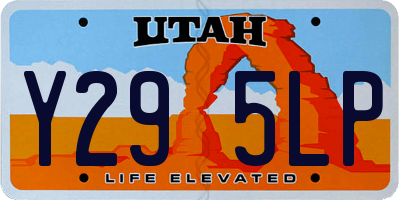 UT license plate Y295LP