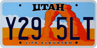 UT license plate Y295LT