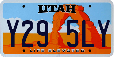 UT license plate Y295LY