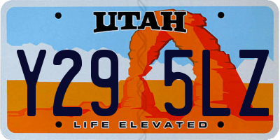 UT license plate Y295LZ