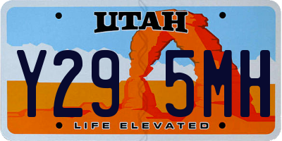 UT license plate Y295MH