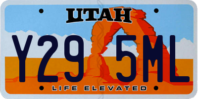 UT license plate Y295ML