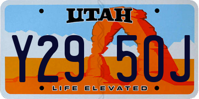UT license plate Y295OJ