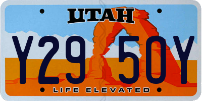 UT license plate Y295OY