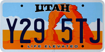 UT license plate Y295TJ