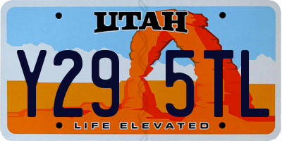 UT license plate Y295TL