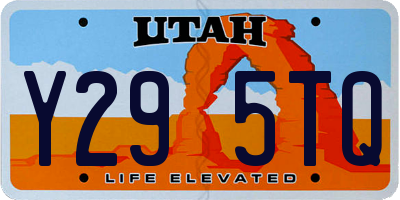 UT license plate Y295TQ