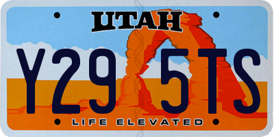 UT license plate Y295TS