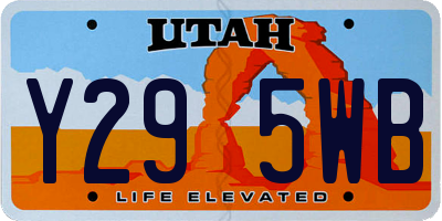 UT license plate Y295WB