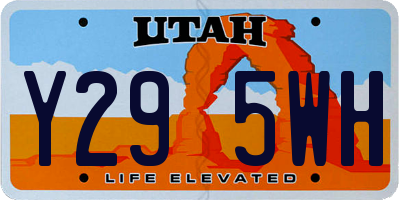 UT license plate Y295WH