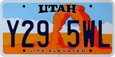 UT license plate Y295WL