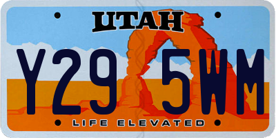 UT license plate Y295WM