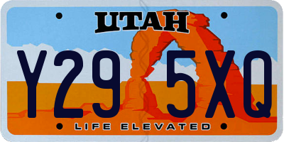 UT license plate Y295XQ