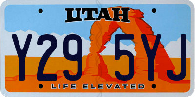 UT license plate Y295YJ