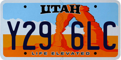 UT license plate Y296LC