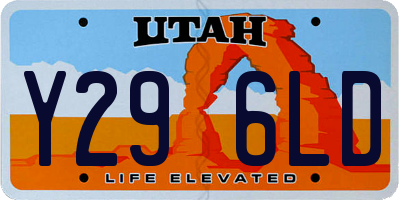 UT license plate Y296LD