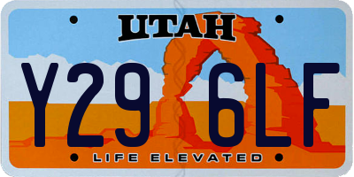 UT license plate Y296LF