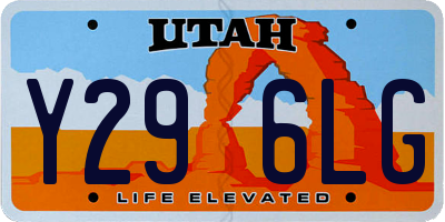 UT license plate Y296LG