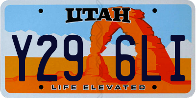 UT license plate Y296LI
