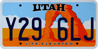 UT license plate Y296LJ