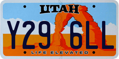 UT license plate Y296LL
