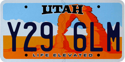 UT license plate Y296LM