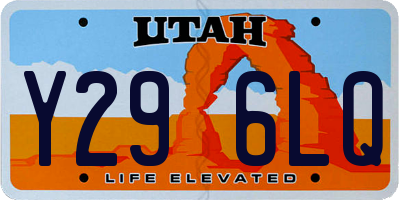UT license plate Y296LQ
