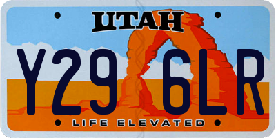 UT license plate Y296LR
