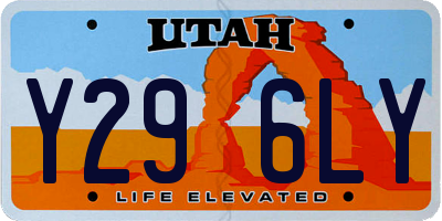 UT license plate Y296LY