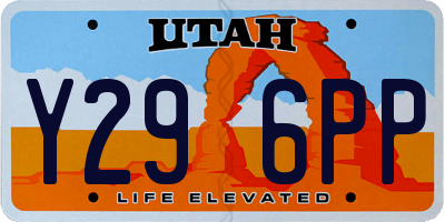 UT license plate Y296PP