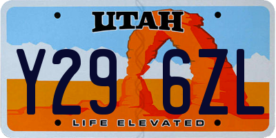 UT license plate Y296ZL