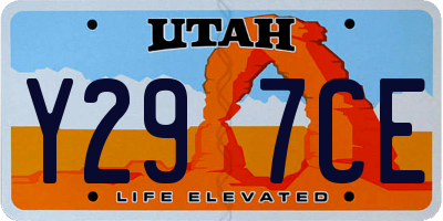 UT license plate Y297CE