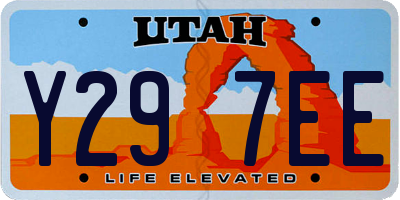 UT license plate Y297EE