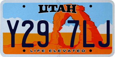 UT license plate Y297LJ